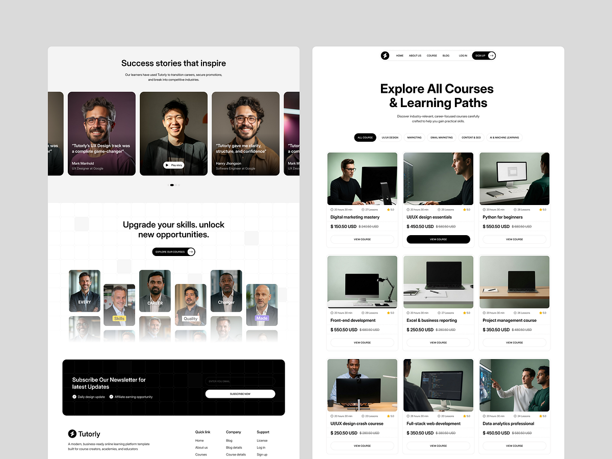 High-Converting Pricing & Sales Pages — Tutorly 💸 Image 1