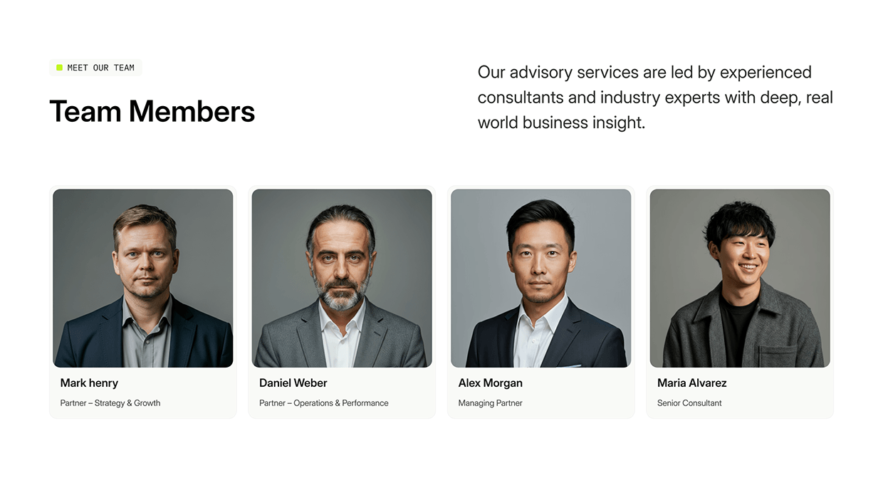 Advisory - Financial & Consulting Web Design Image 8