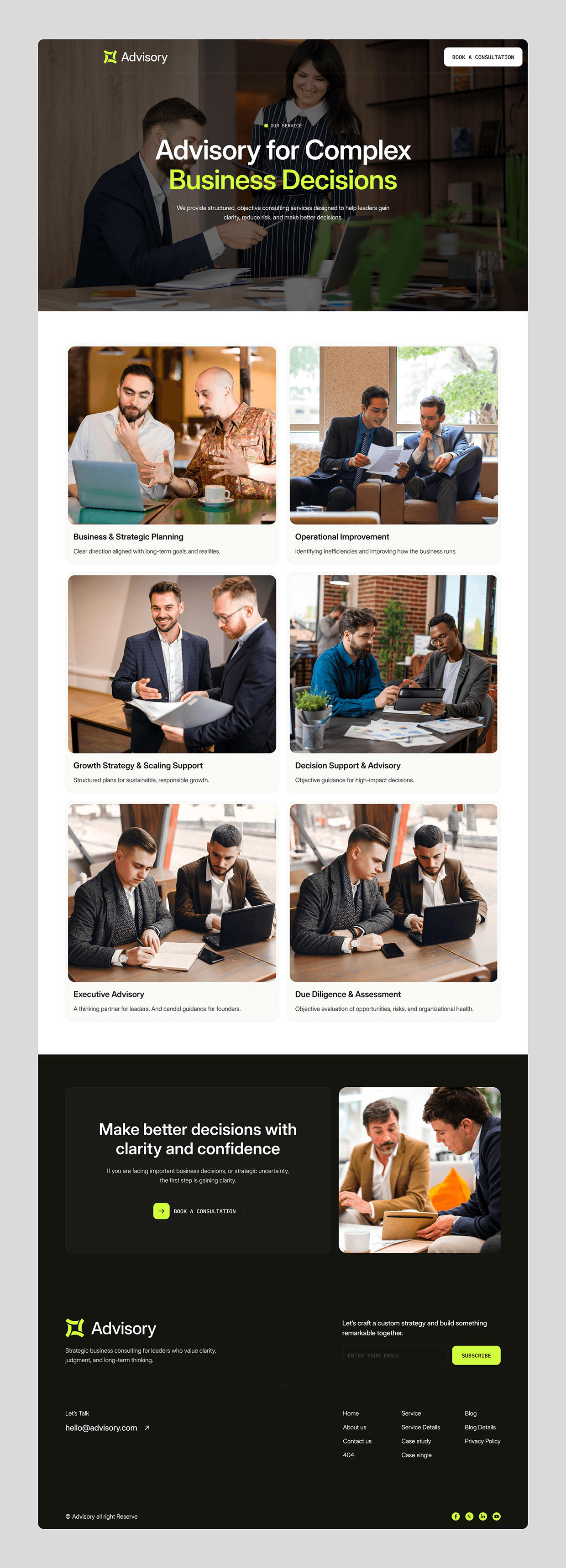 Advisory - Financial & Consulting Web Design Image 16