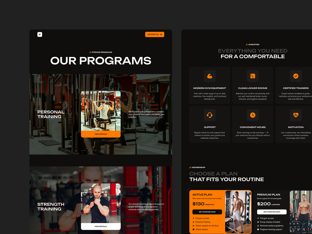 Fitence — UI/UX Project Case Study Image 1