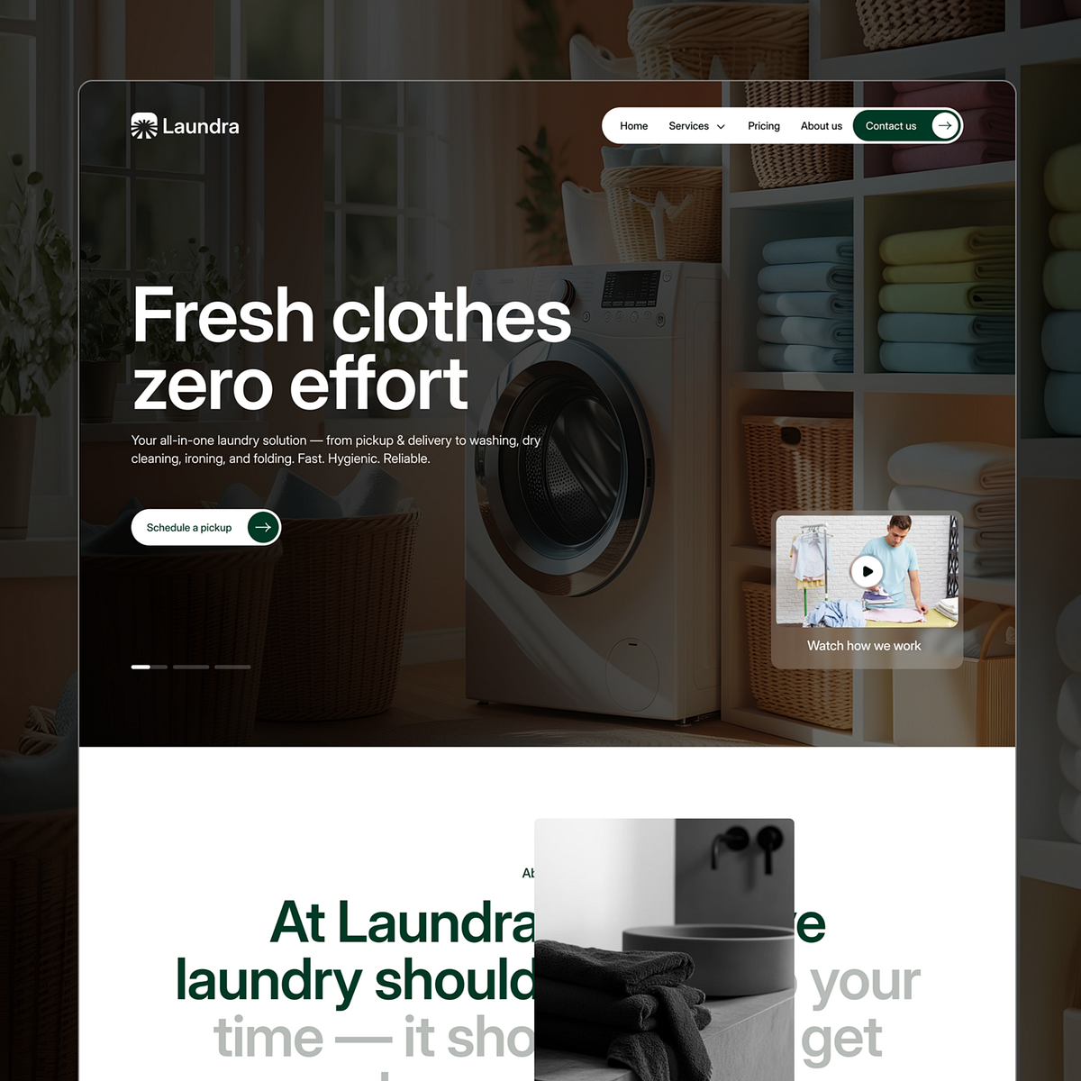 Laundra System Overview & Style Guide