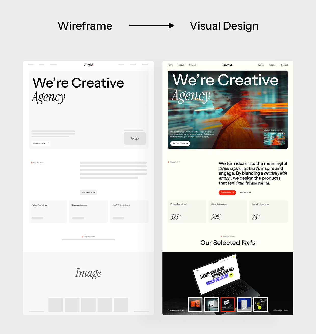 Unfold Modern Website Design Case Study Image 6