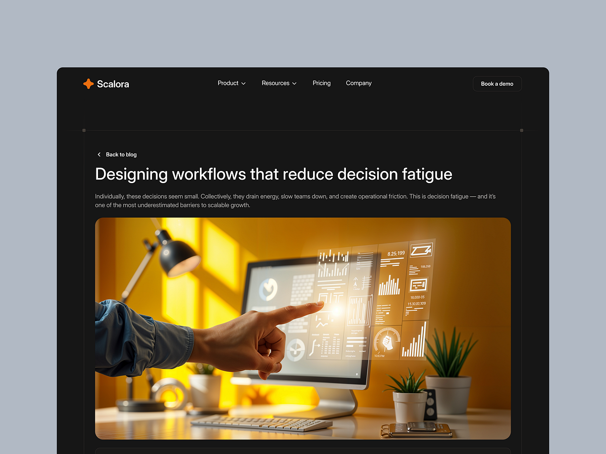 Scalora: AI Platform Motion Design Image 2