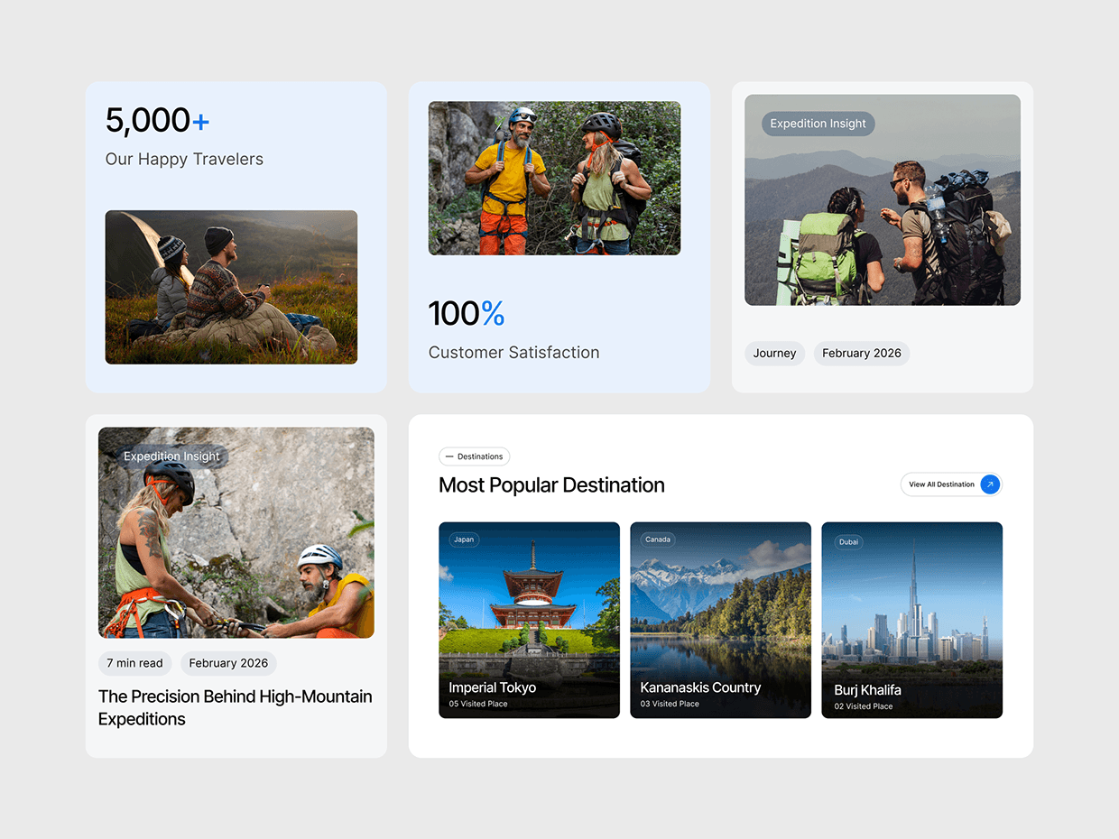 Tourvia - Travel Agency Website Image 6