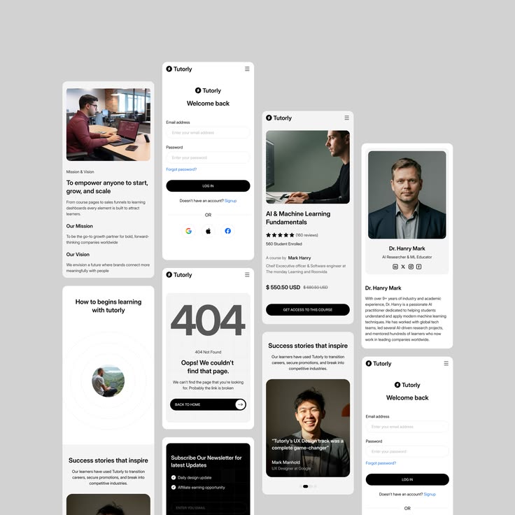 Responsive Website Pages Stacked Showcase in 2026