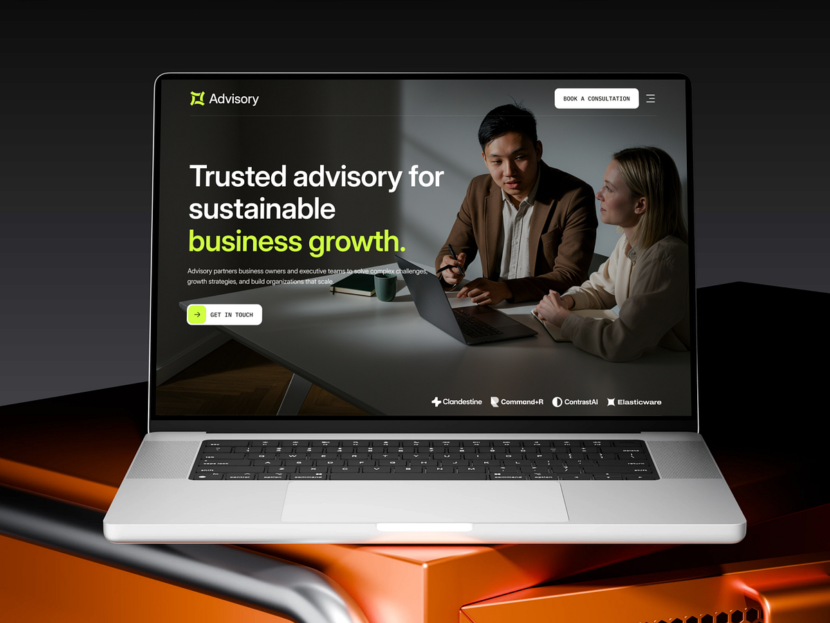 Advisory Template — Key Pages Designed to Convert
