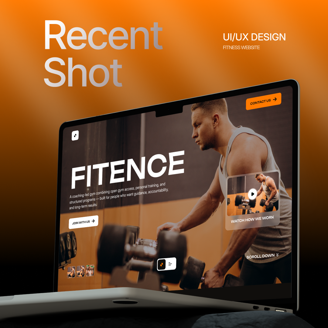 Fitence Fitness Website Template for Gym & Wellness Brands