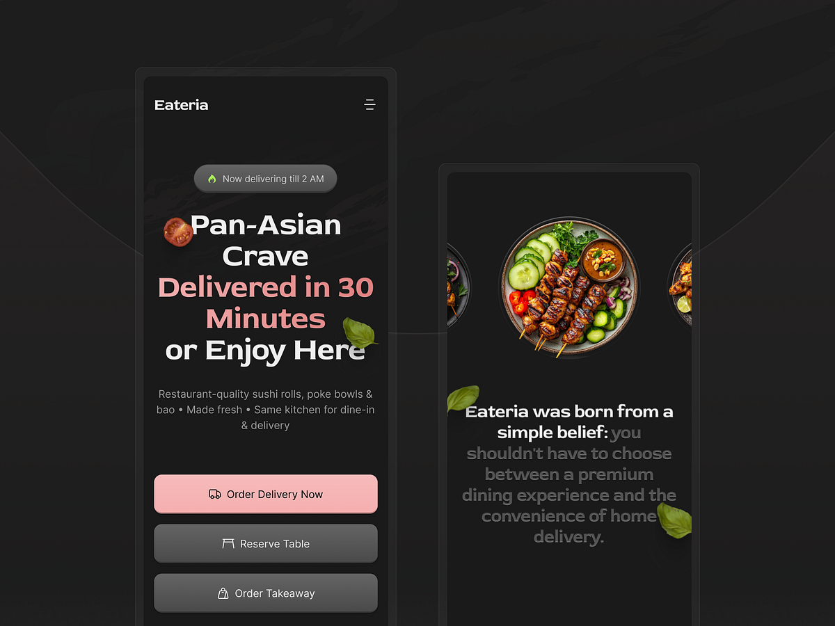 Eateria - Responsive Website Experience Image 0