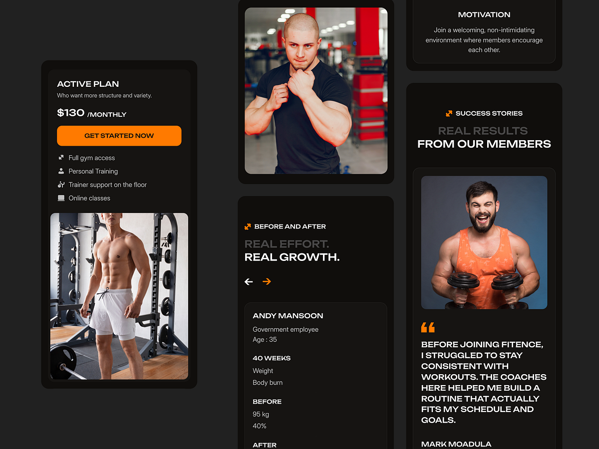 Fitence - Responsive Website Design Image 3