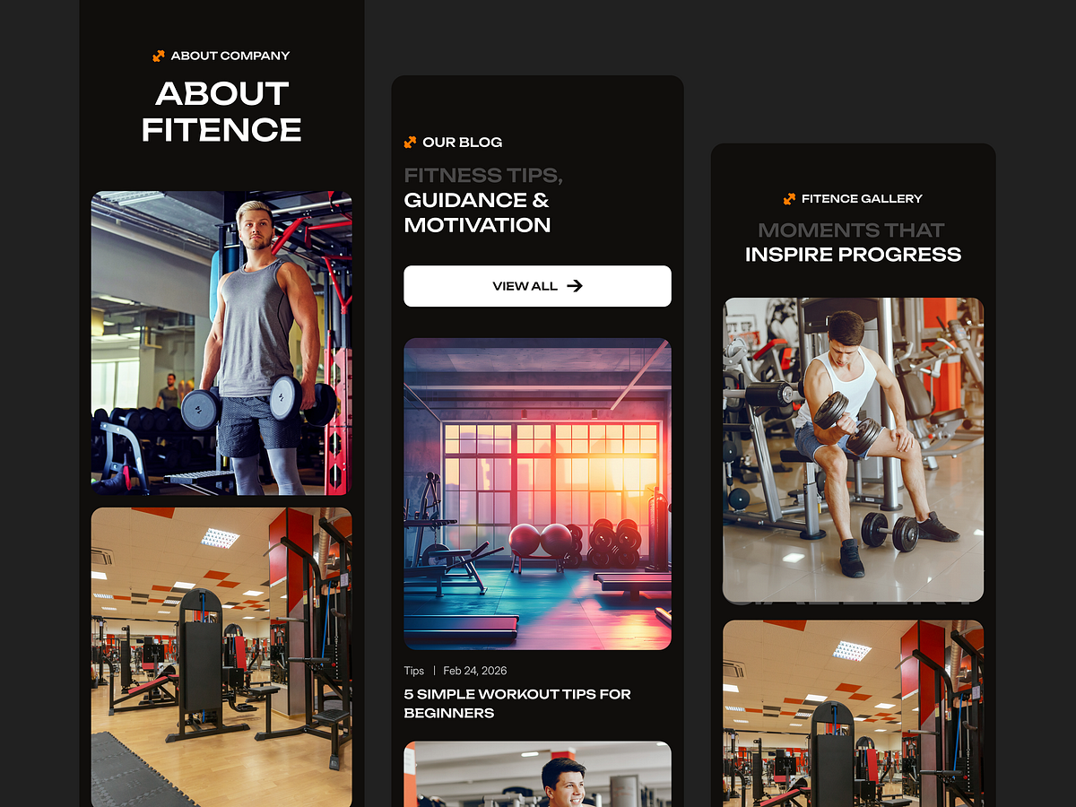 Fitence - Responsive Website Design Image 4