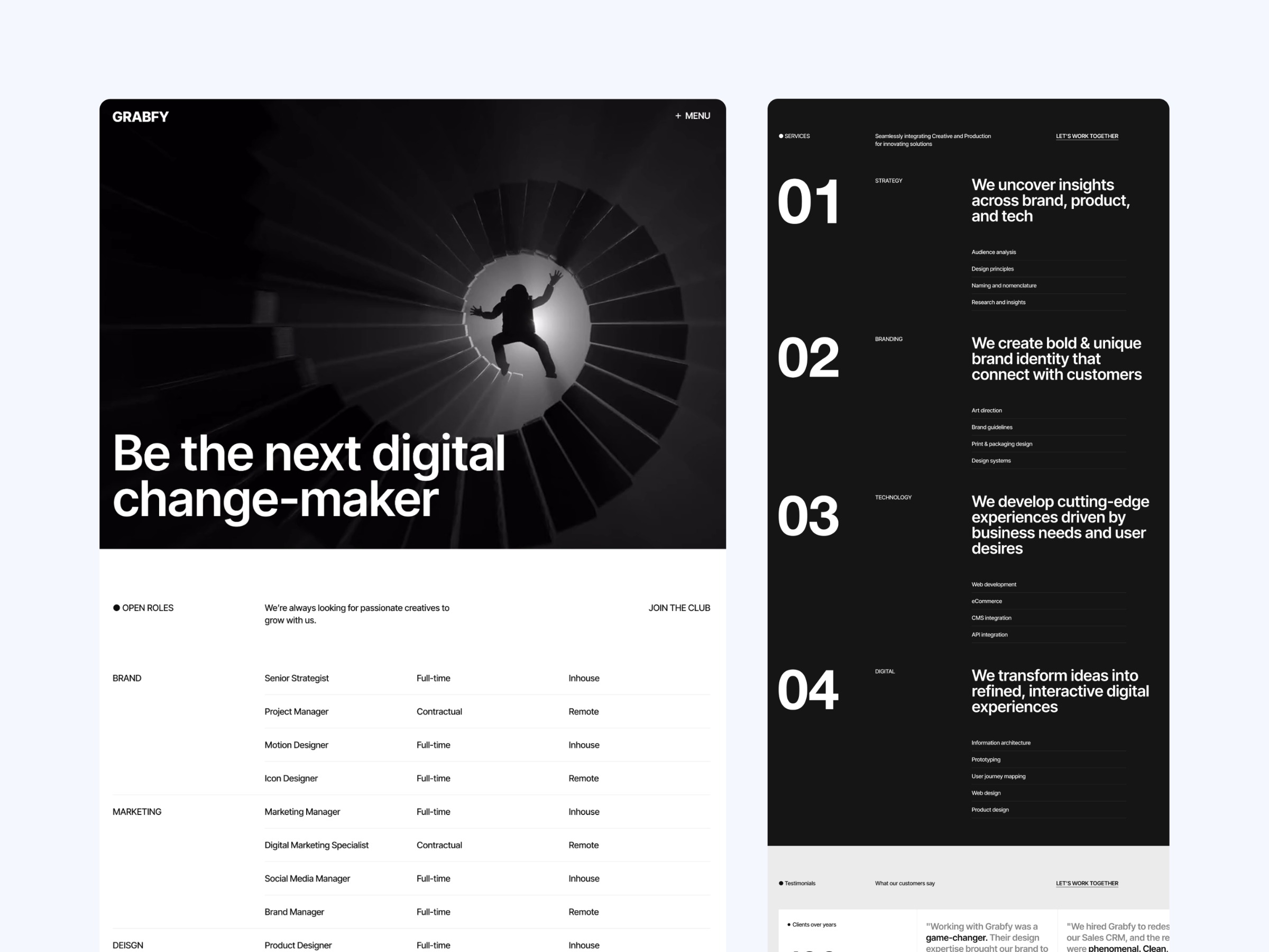 Grabfy — Modern IT Agency Website Image 9