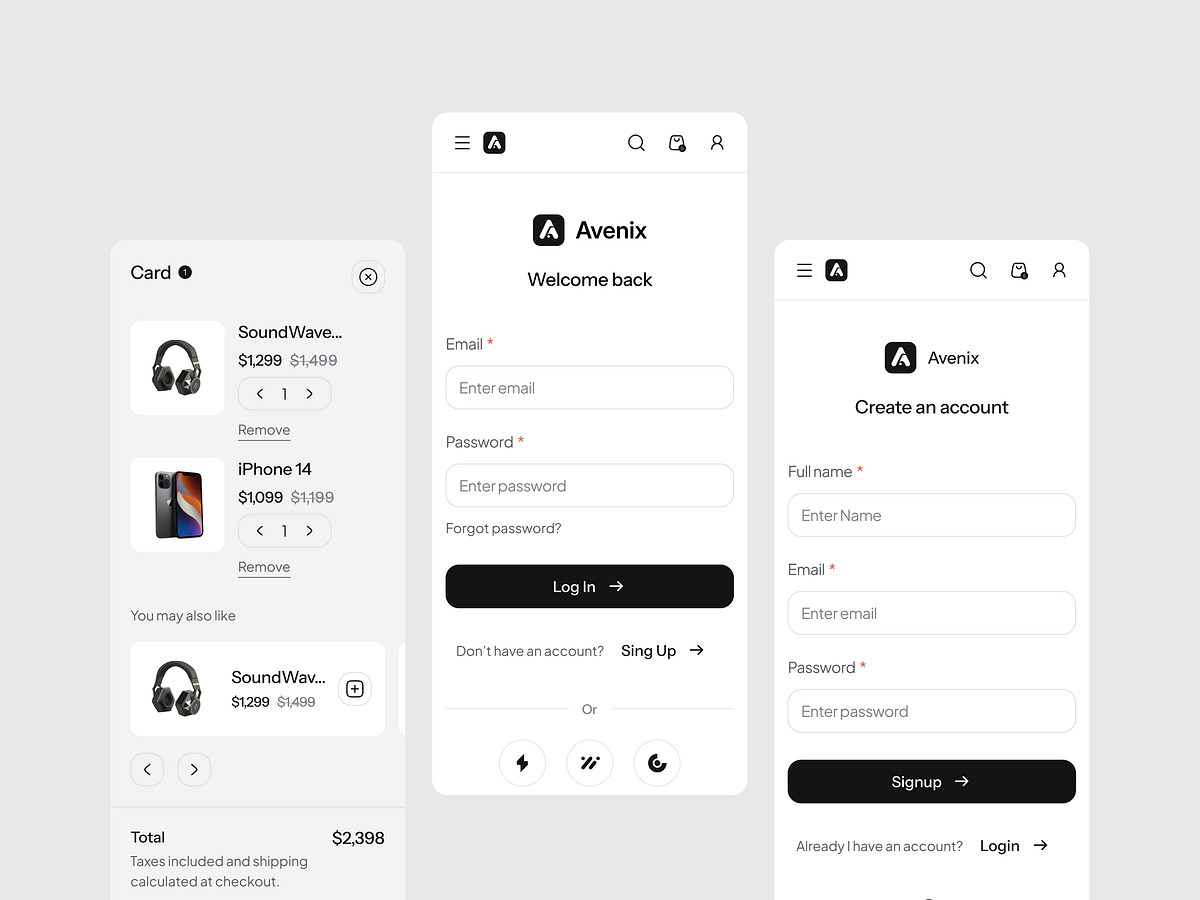 Avenix Responsive E-Commerce Experience Image 1