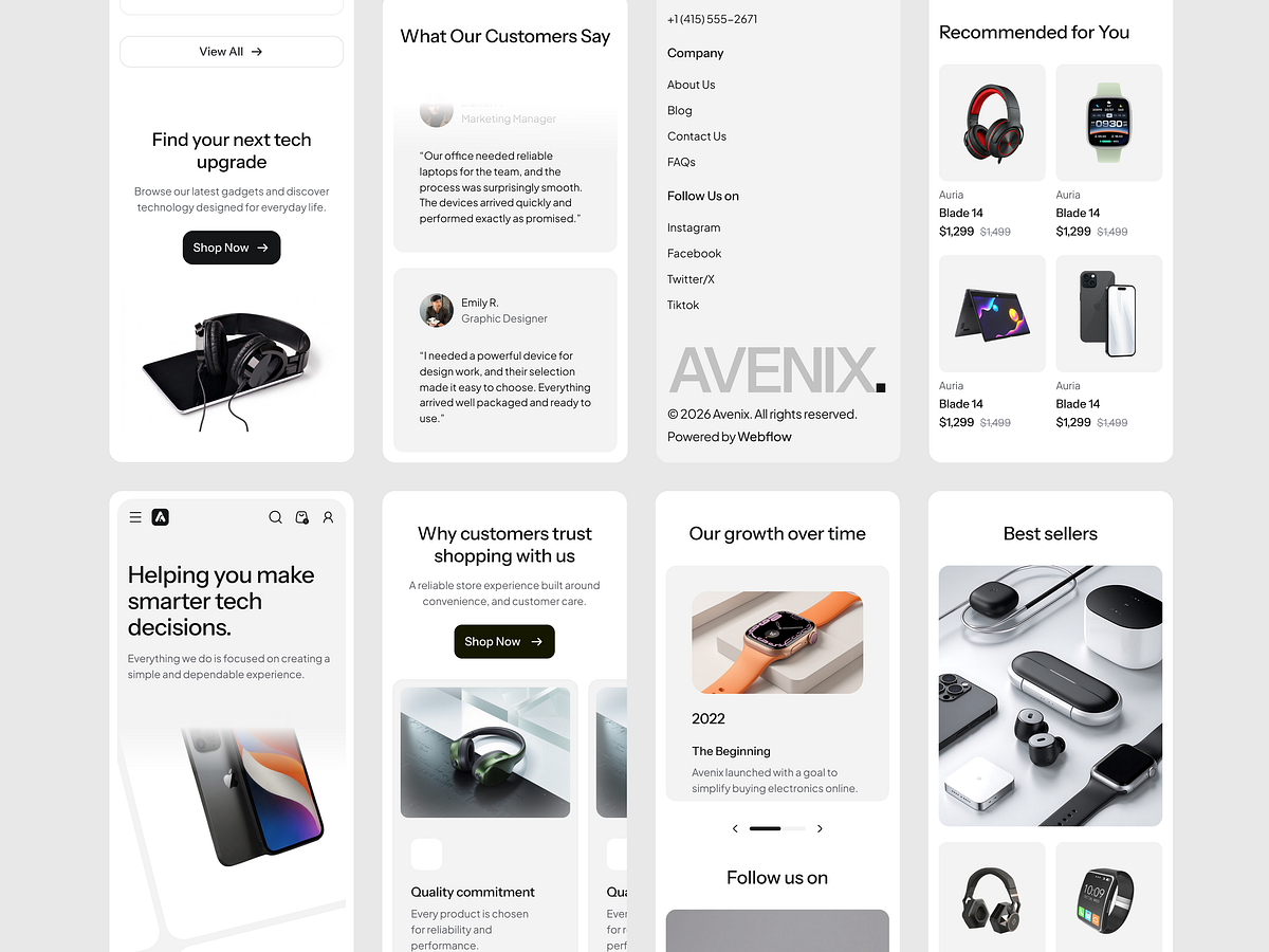 Avenix Responsive E-Commerce Experience Image 3