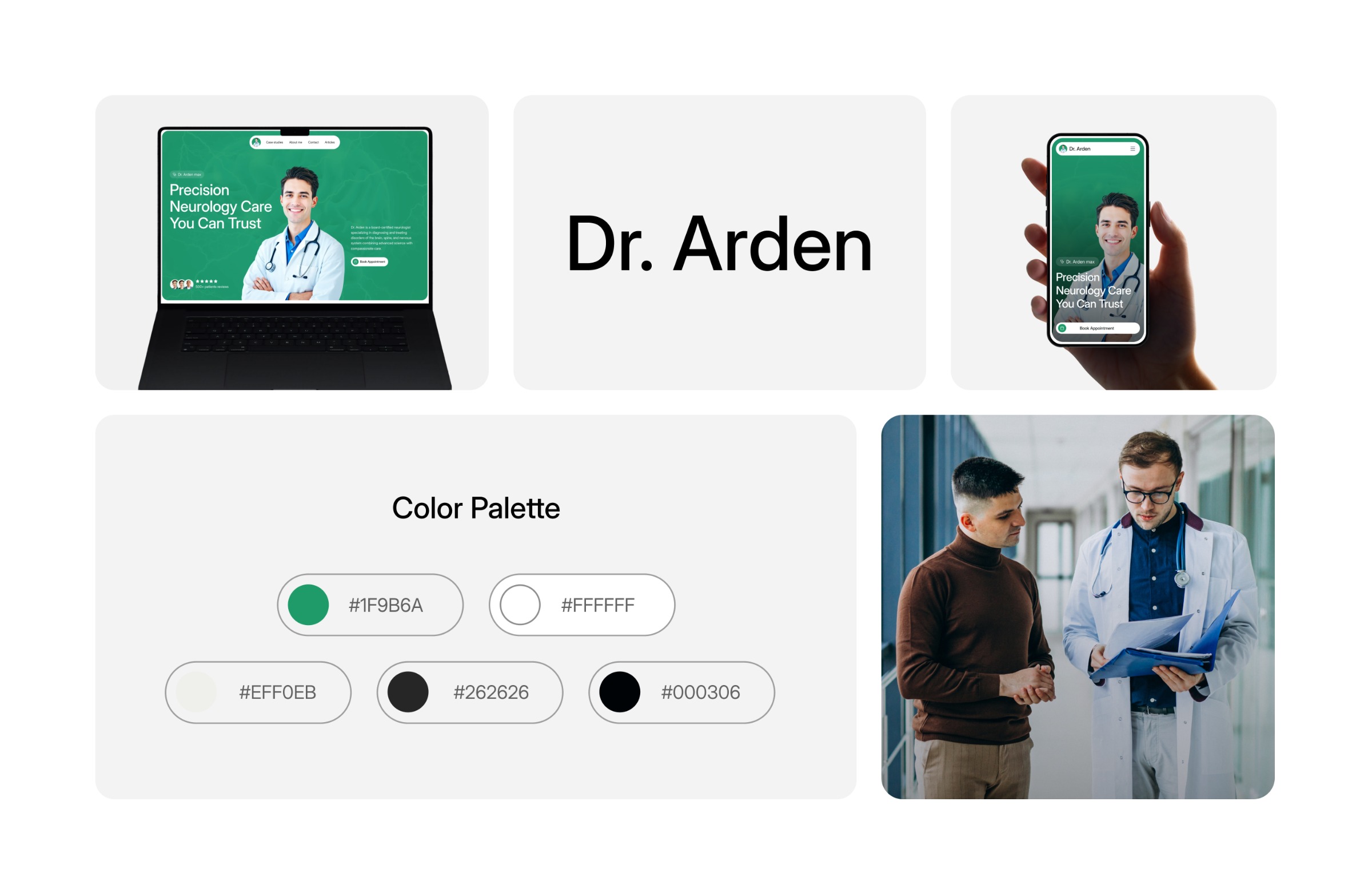 Dr. Arden — Medical Landing Page UI Template Image 7