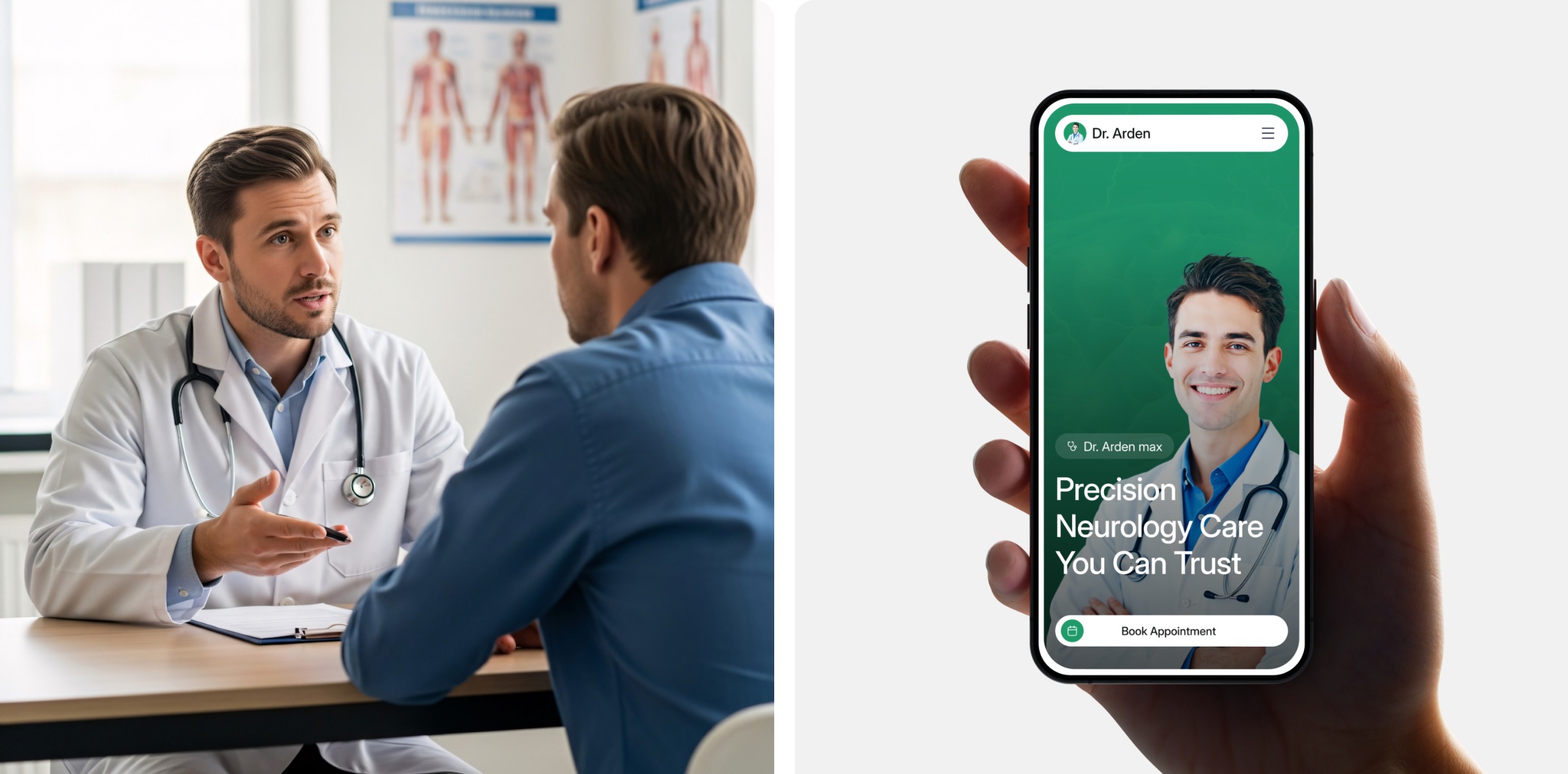 Dr. Arden — Medical Landing Page UI Template Image 8