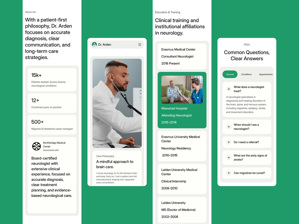 Dr. Arden - Responsive Healthcare Web Experience Image 1