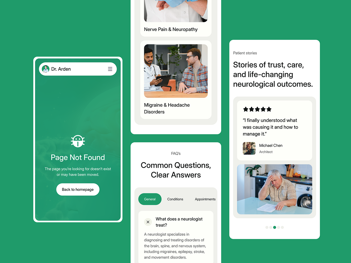 Dr. Arden - Responsive Healthcare Web Experience Image 2