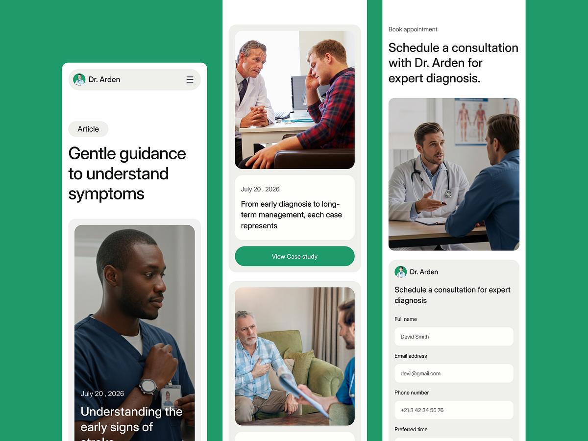Dr. Arden - Responsive Healthcare Web Experience Image 3