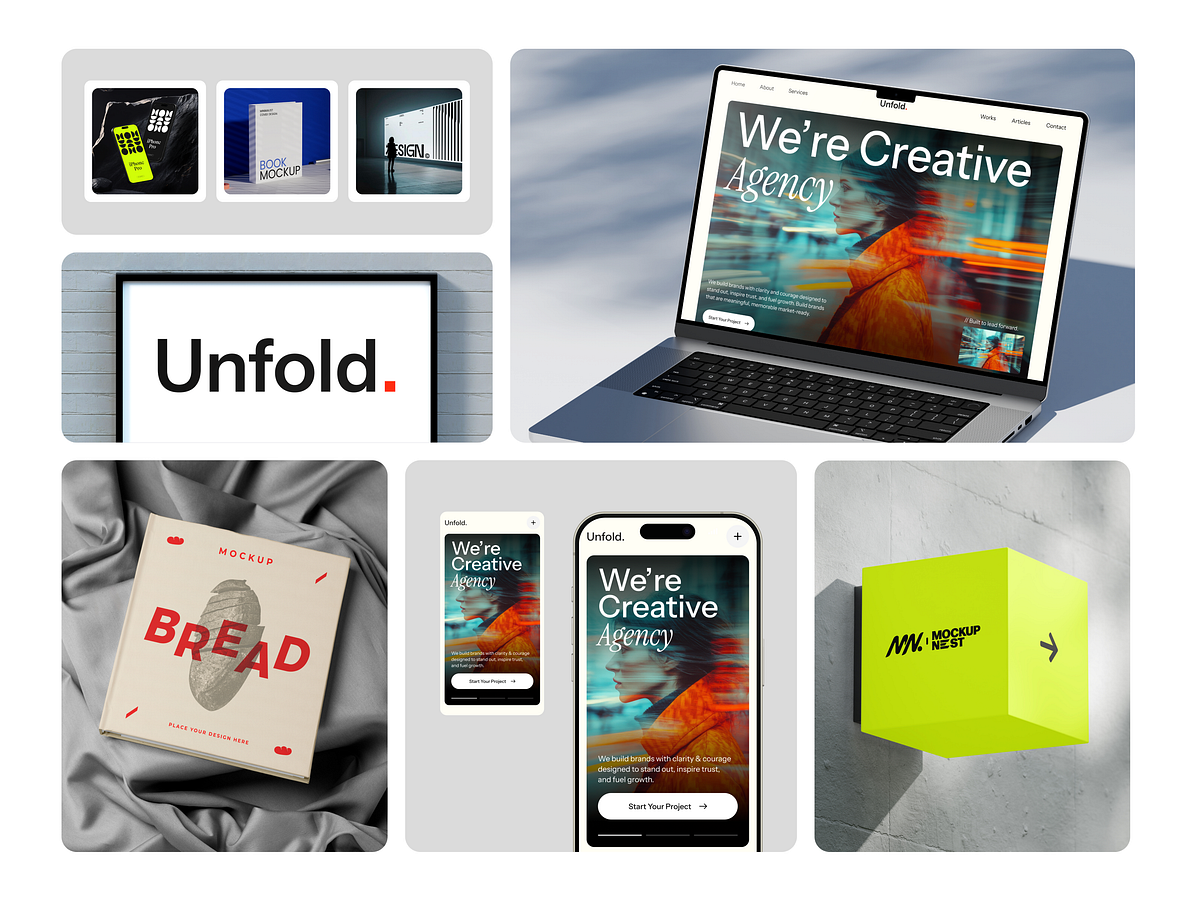 Unfold Template - Key Pages Crafted to Convert