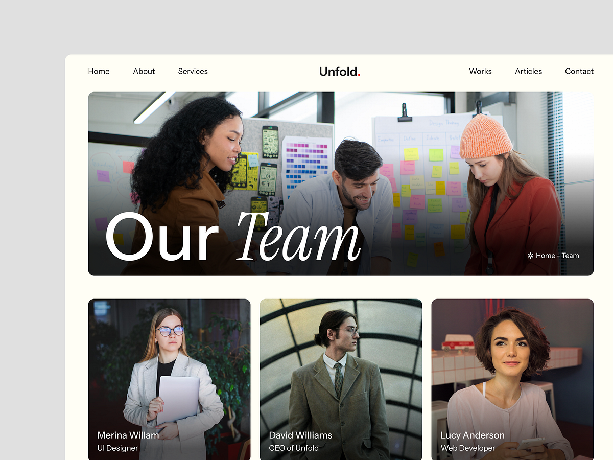Unfold Template - Key Pages Crafted to Convert Image 3