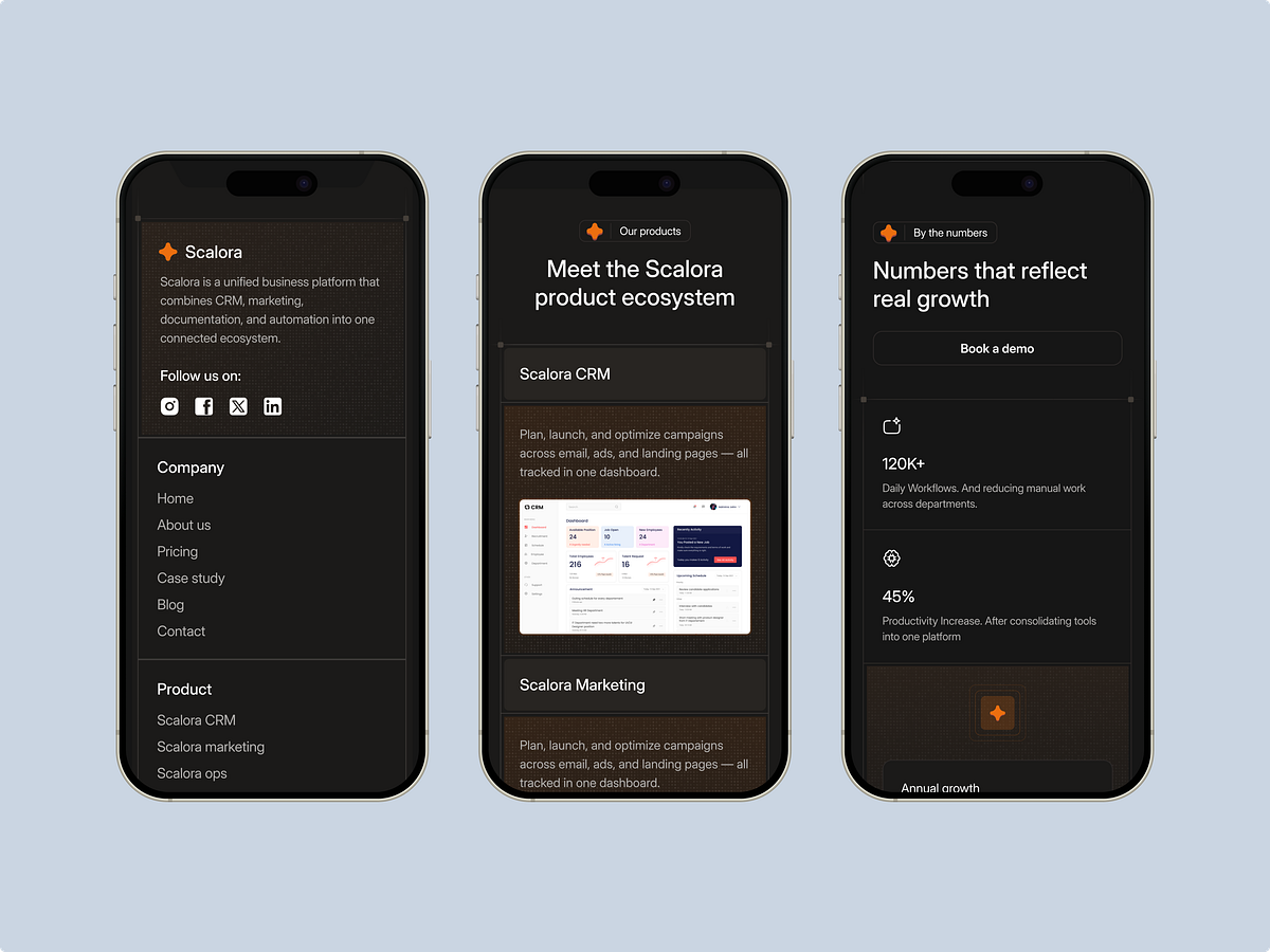 Scalora: Responsive B2B SaaS Design Image 4