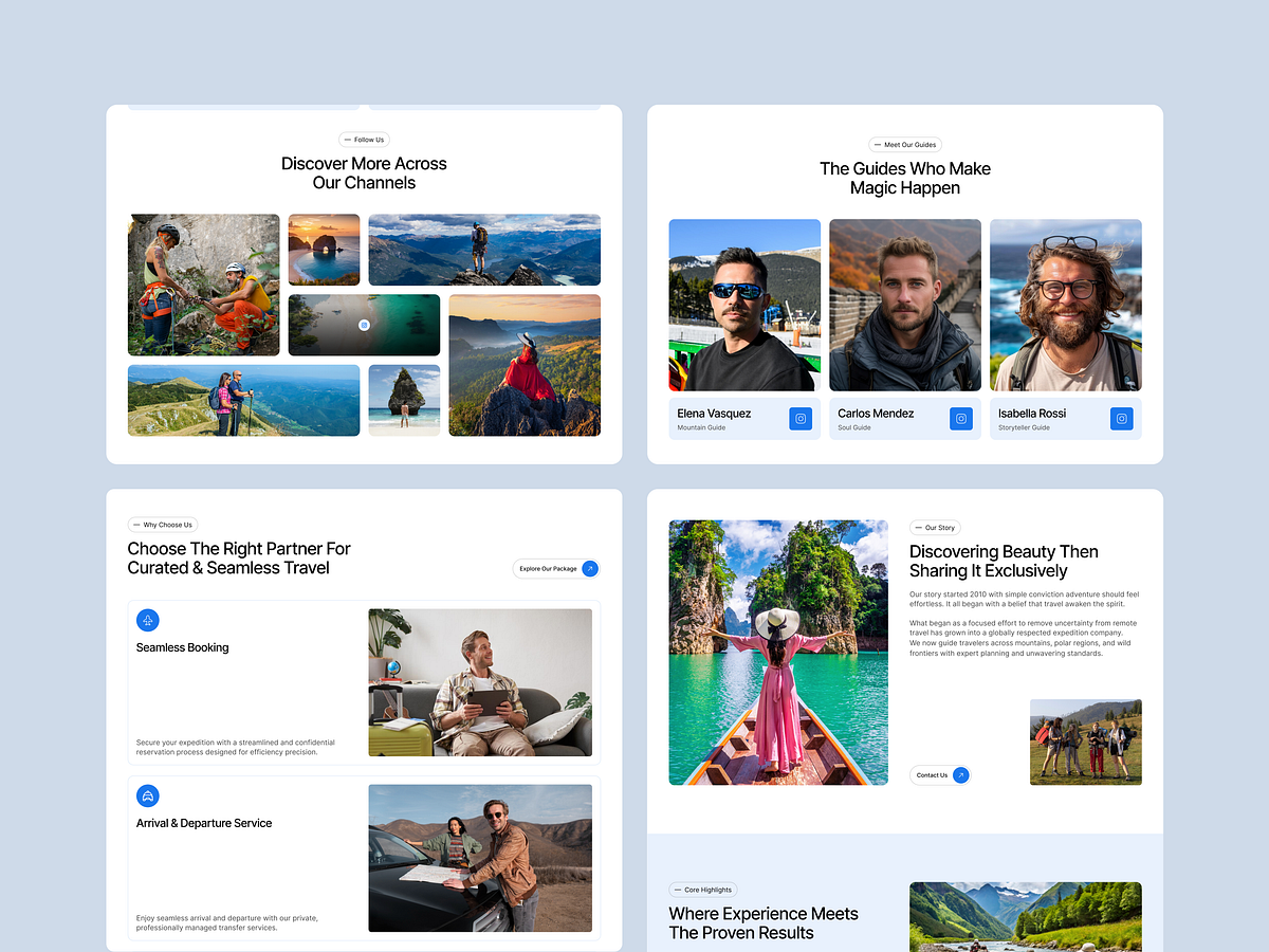 Tourvia Travel Template – Featured Pages (Destination & Tour Packages) Image 5