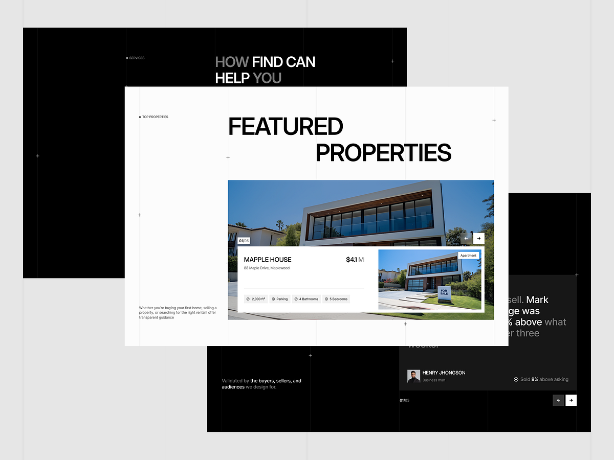 Agentwise - Real Estate Agent Website Design Image 2
