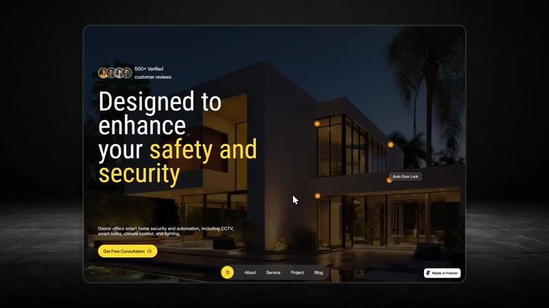 Smart Home Interaction Design for Doorix