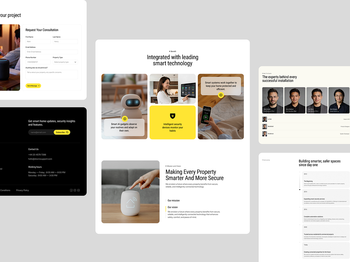 Smart Home Interaction Design for Doorix Image 2
