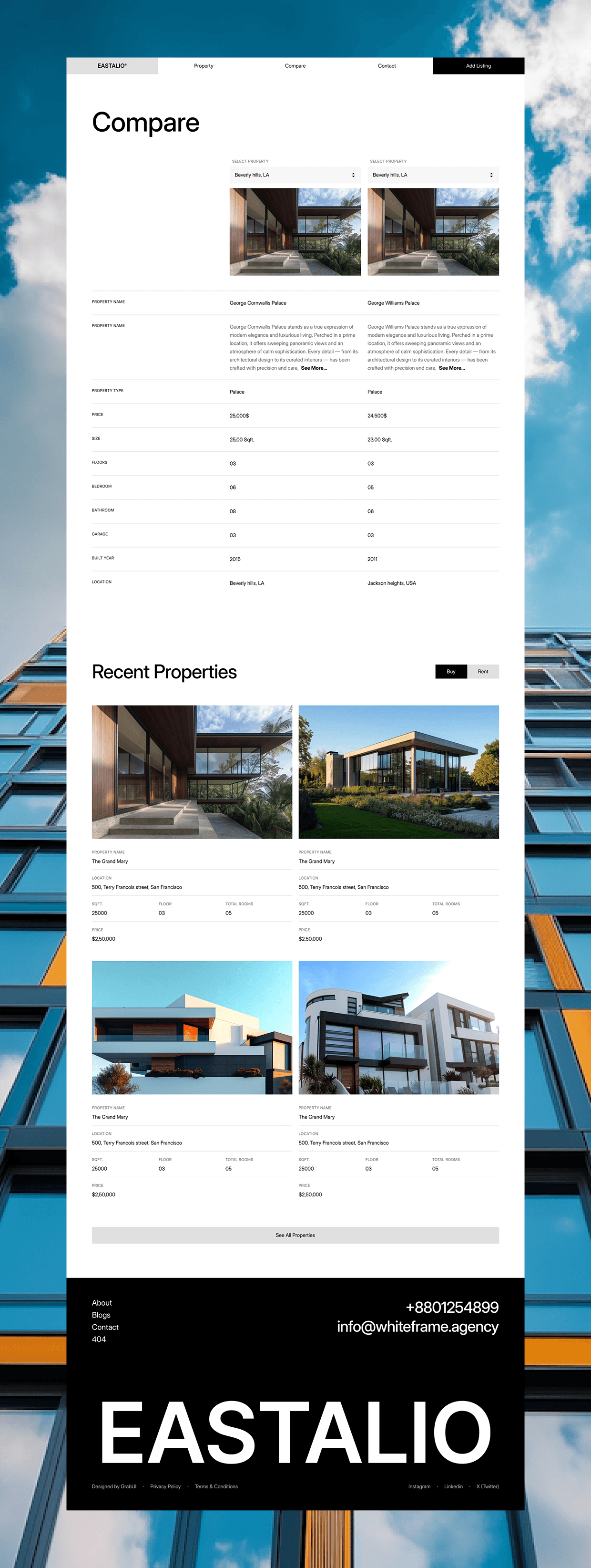 Eastalio – Real Estate Platform & Design System Image 10