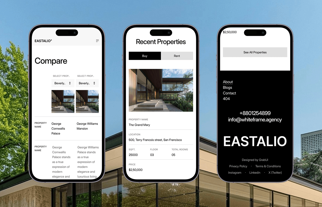 Eastalio – Real Estate Platform & Design System Image 11