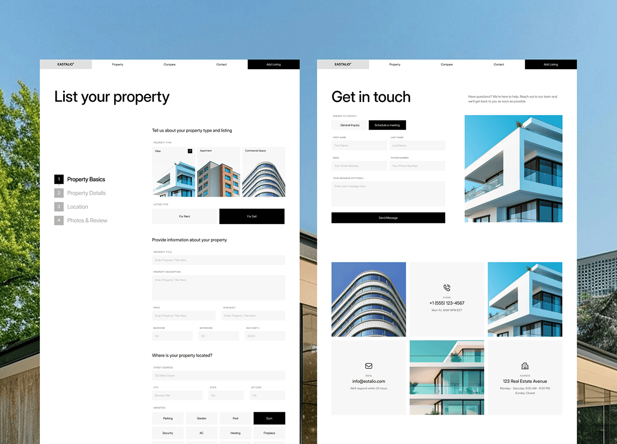Eastalio – Real Estate Platform & Design System Image 13