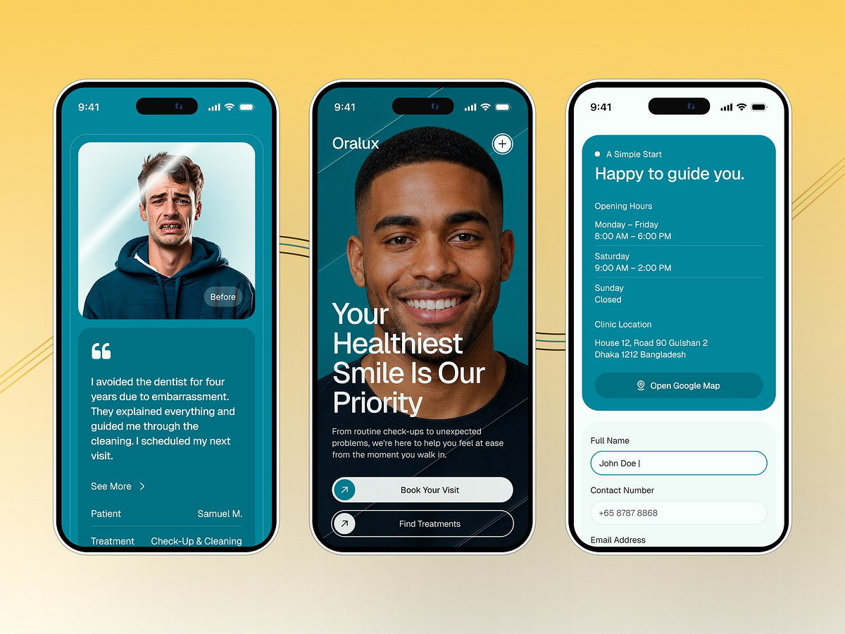 Responsive System for a Dental Practice Website Image 1