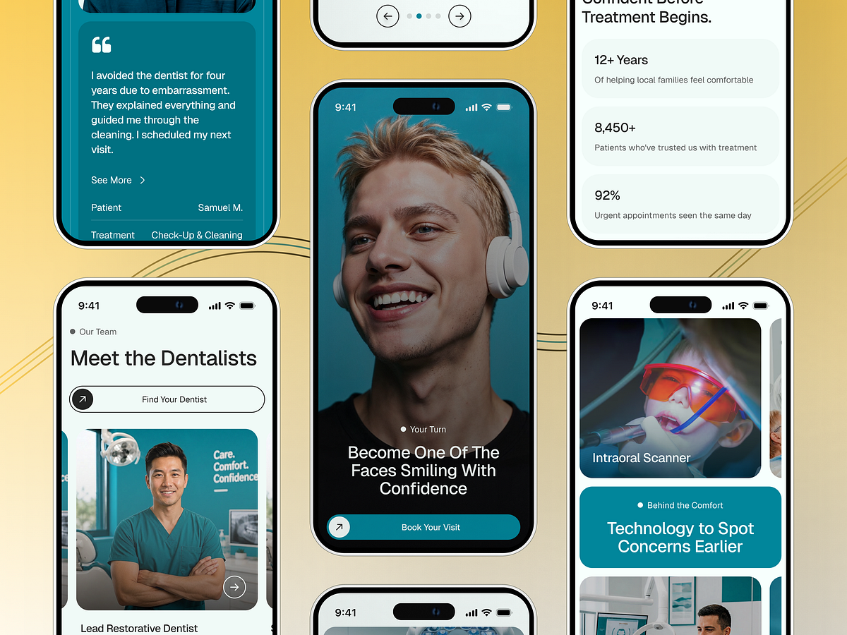 Responsive System for a Dental Practice Website Image 2