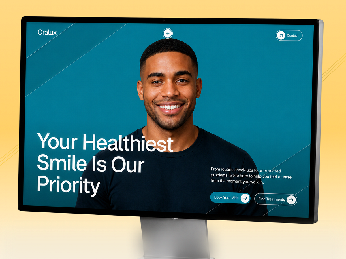 Dental Clinic Website Built Around Reassurance
