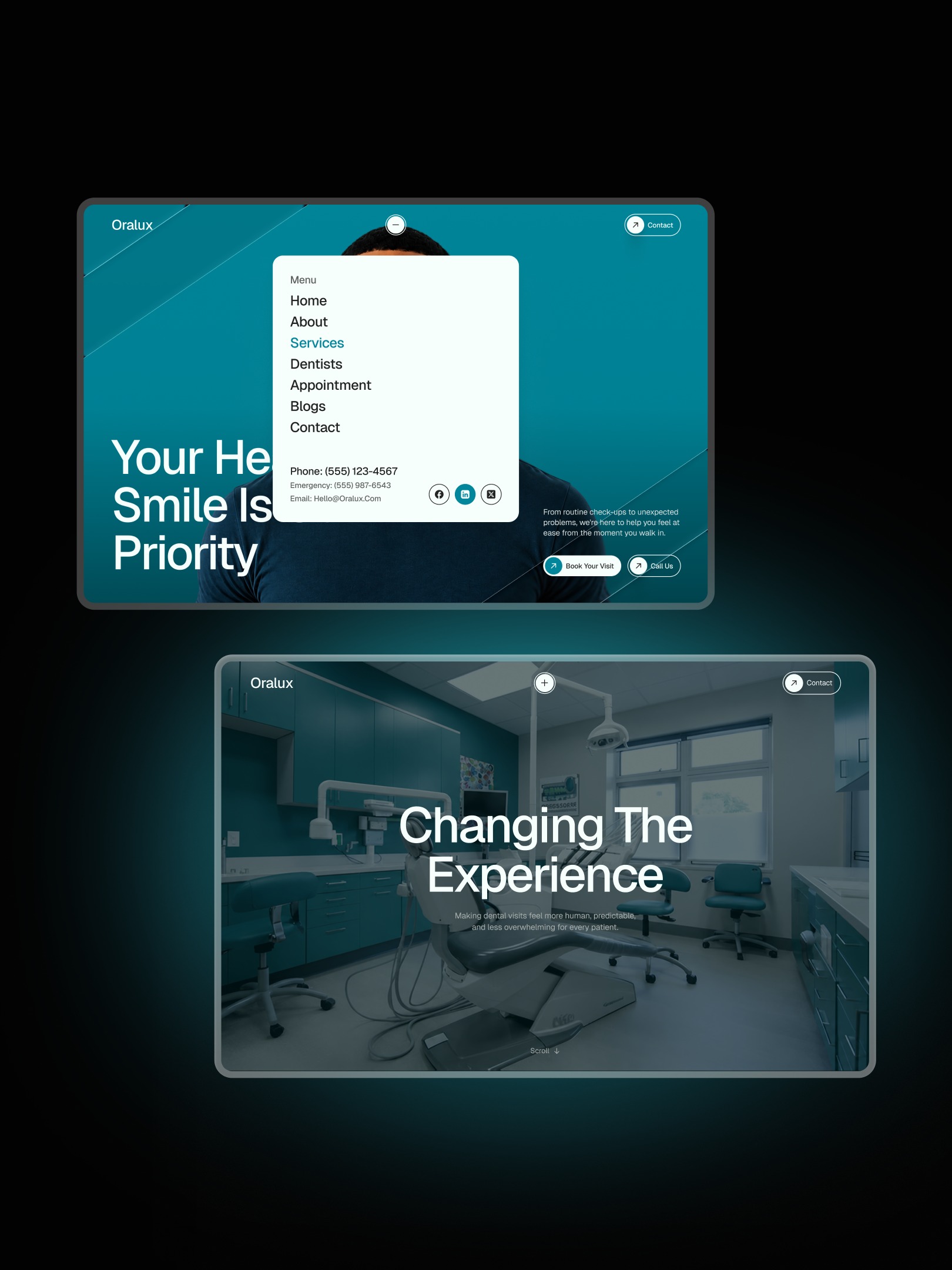 Oralux | Dental Website Template by Grabui Library Image 6