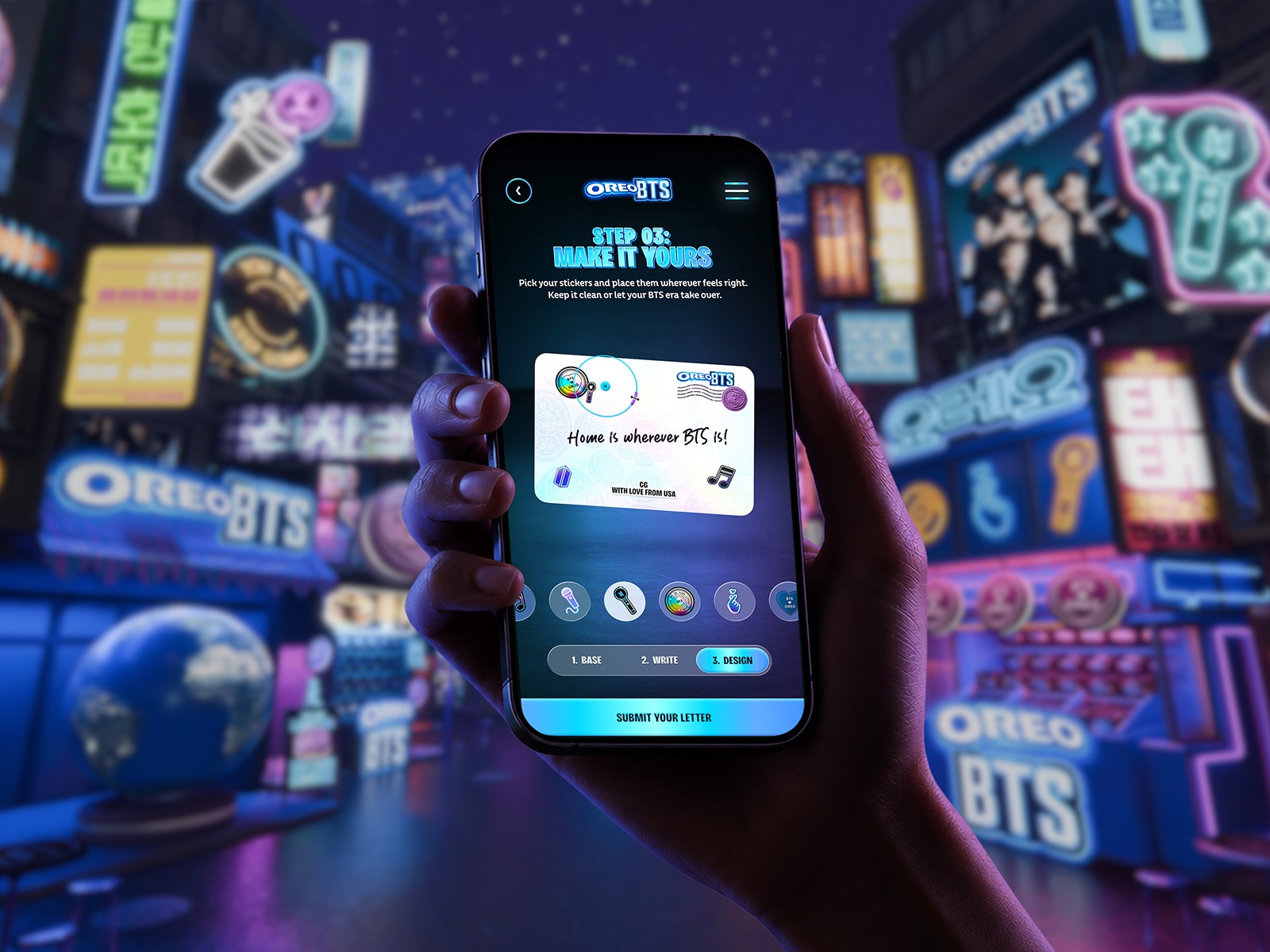 OREO & BTS - Love Letter Campaign Site Image 5