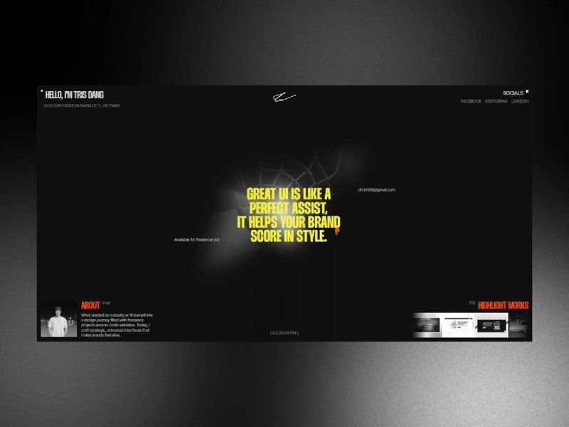 PORTFOLIO - BASKETBALL CONCEPT