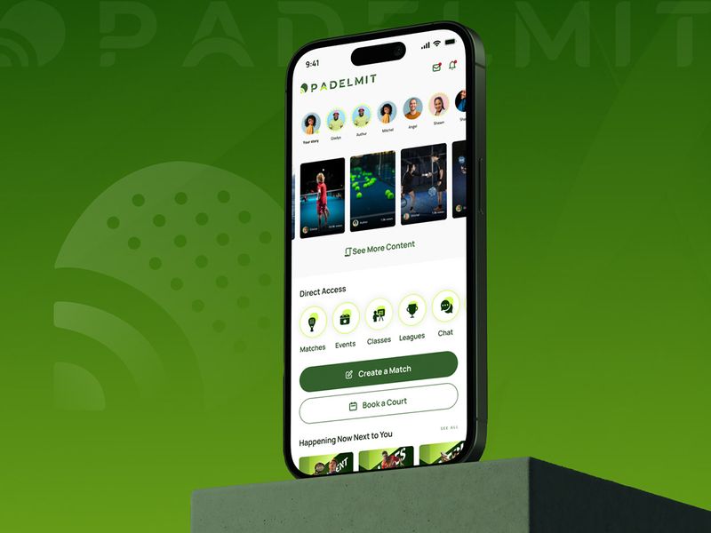Padelmit- Padel Sports App UI Design