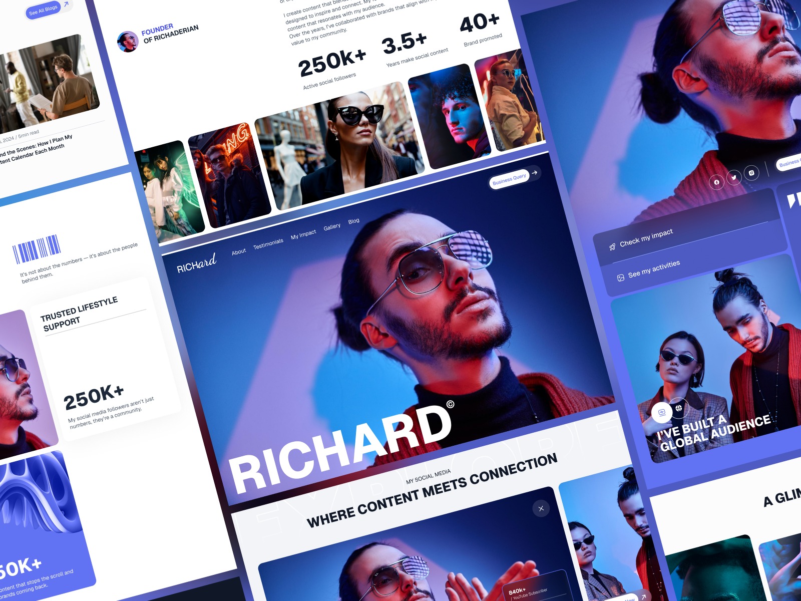 ShineSpace — Social Media Influencers Website Image 2