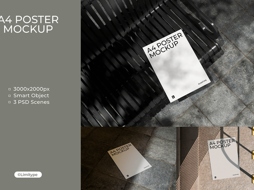 A4 Poster Mockup