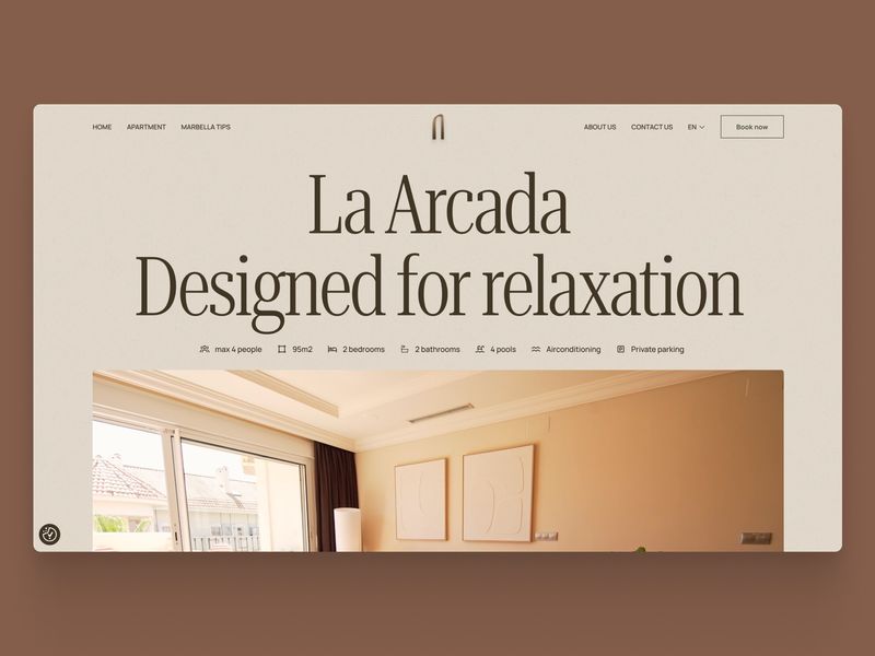 Web experience for La Arcada at Aloha Hill Club Marbella