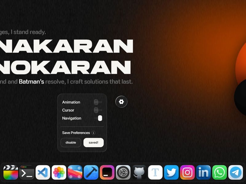 Thinakaran Manokaran's Portfolio