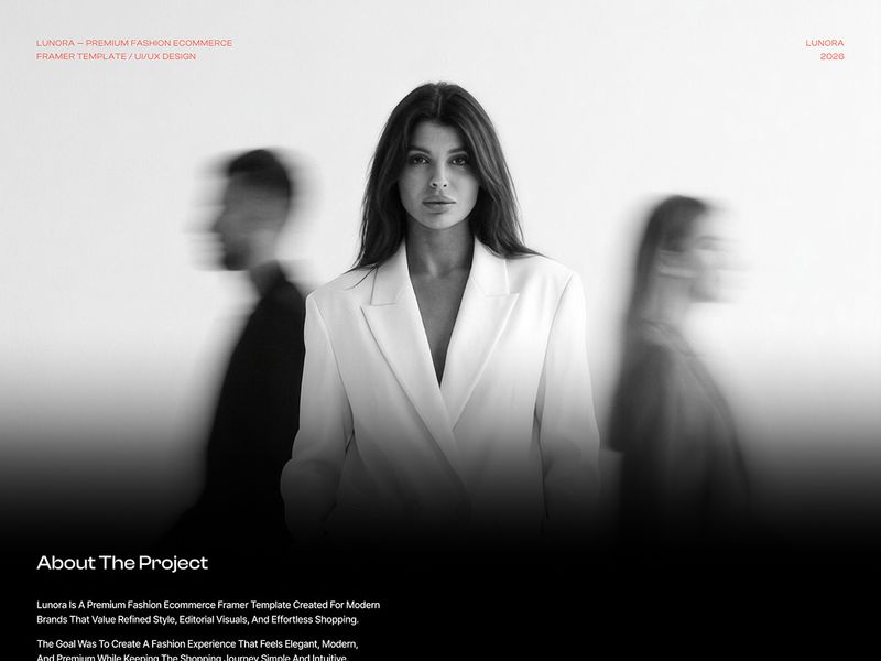 Lunora — Modern Fashion E-commerce Website