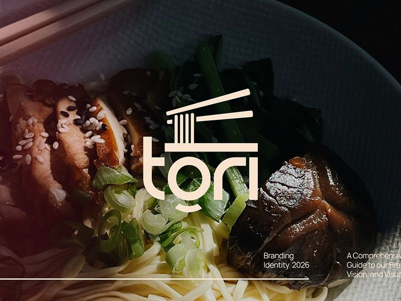 Tori - Modern Japanese Food Brand Identity Design