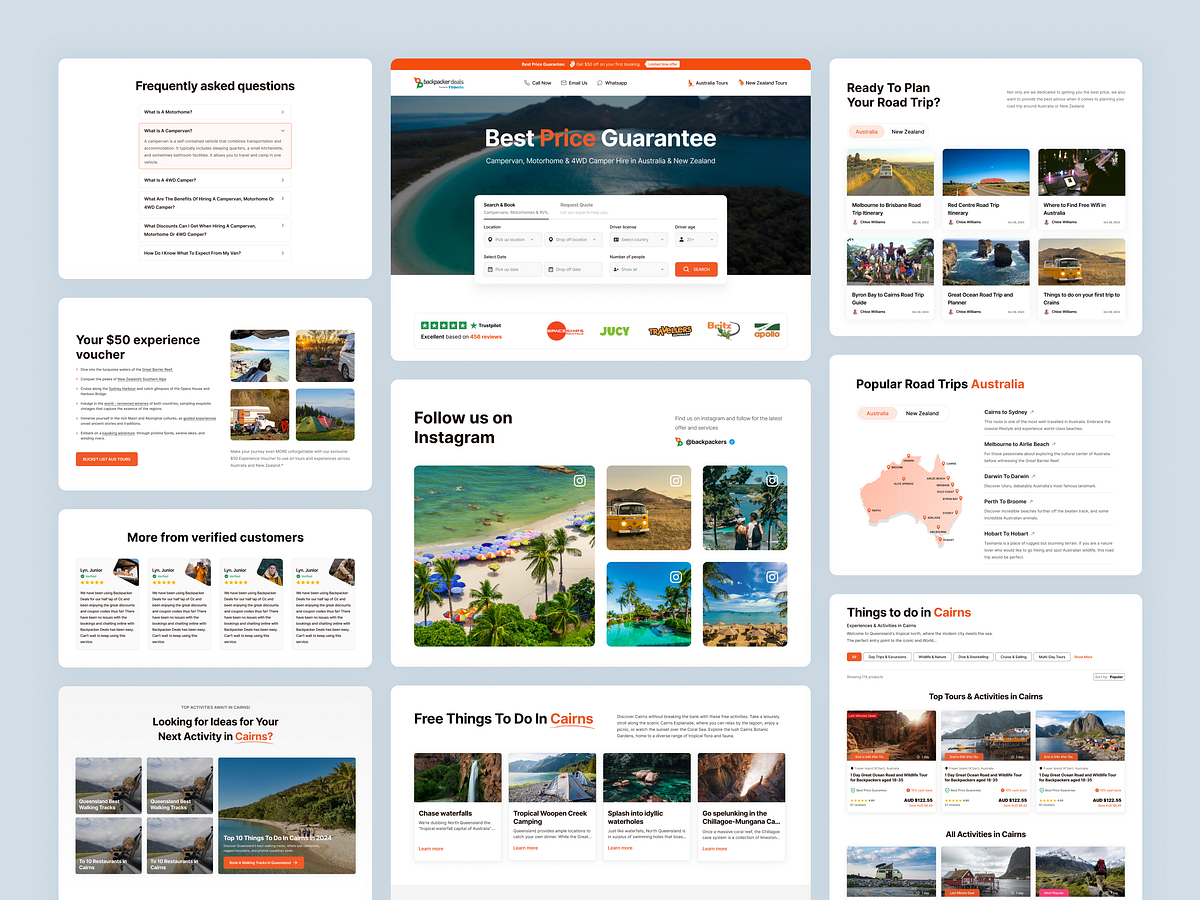 Backpacker Deals — Experience-First Travel Redesign
