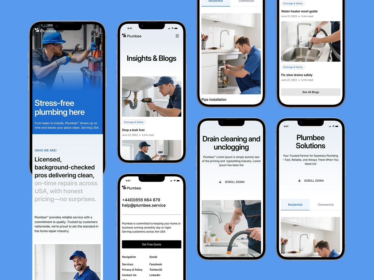 Plumbee - Mobile-First Experience for Emergency Services Image 3