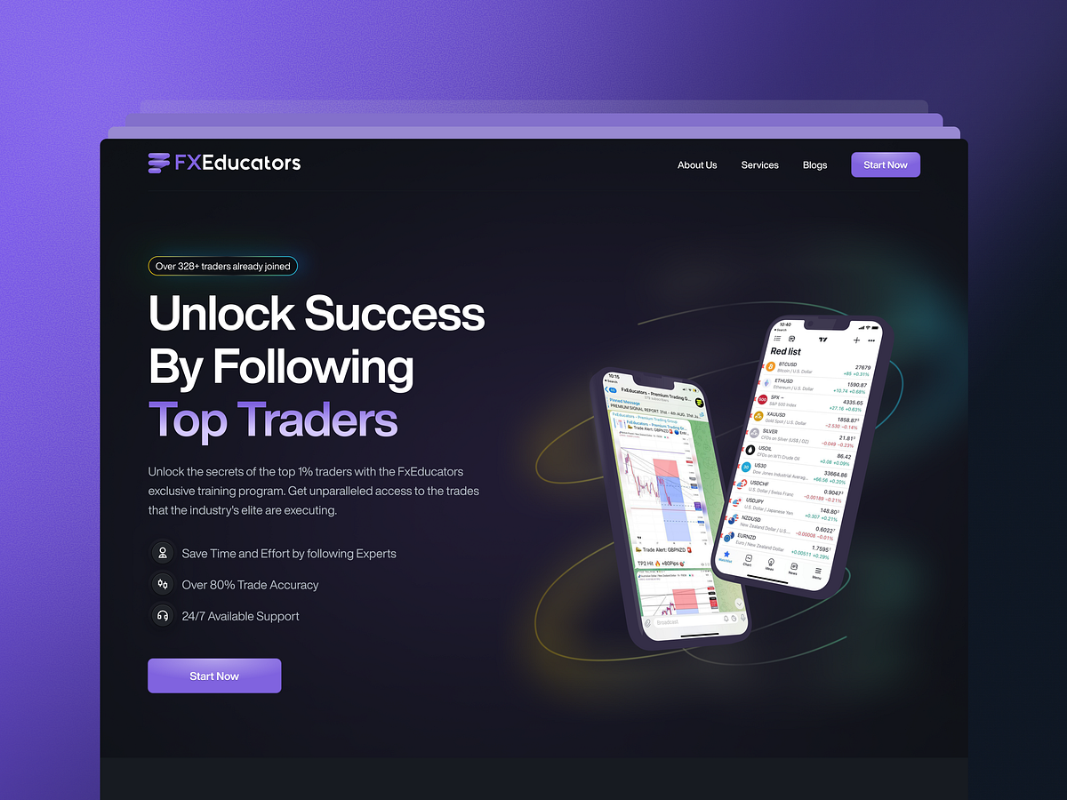 FX Educators - Fintech & Trading Platform Web Design