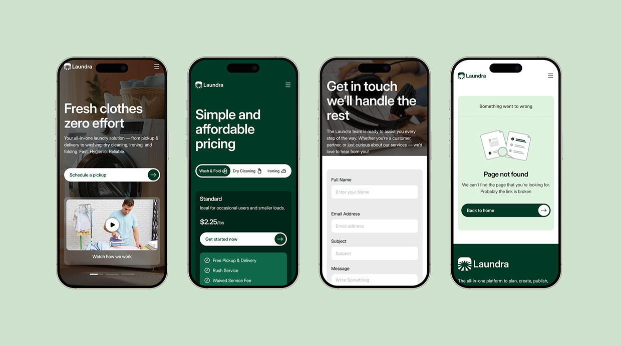 Laundra — Laundry & Dry Cleaning Website Template Image 10