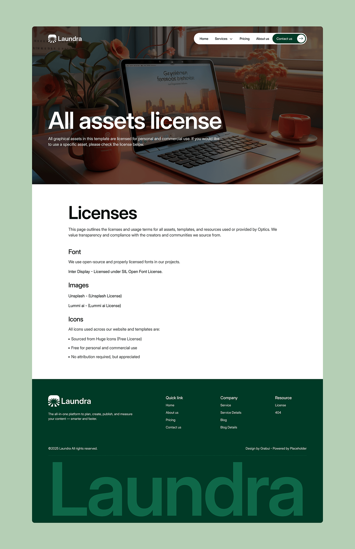 Laundra — Laundry & Dry Cleaning Website Template Image 11